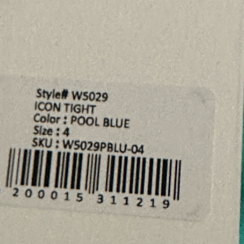 #5❤️ Brand new Stori tights/Leggins in pool blue - Picture 3 of 5